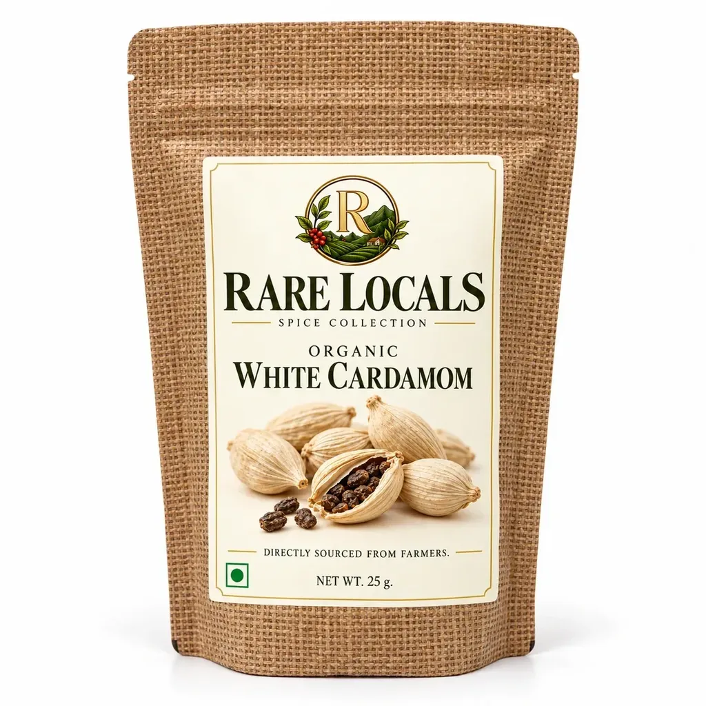 Organic White Cardamom