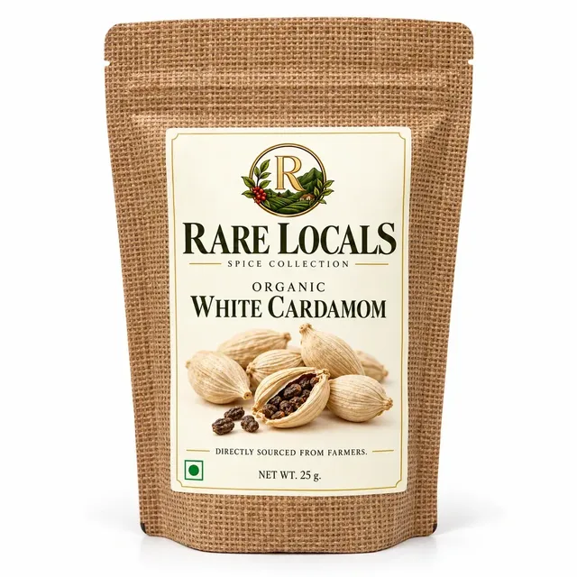 Organic White Cardamom